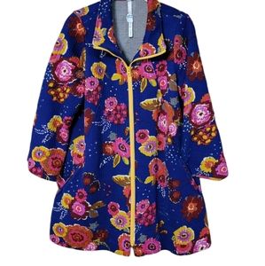 Uncle Frank Retro Floral Coat S.
